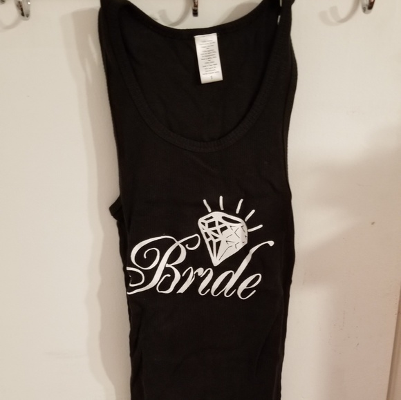 Diamond Bride Screen Printed Black Tank - Picture 2 of 2
